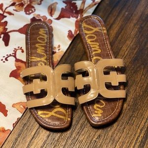 Gently Worn Sam Edleman Nude Sandals